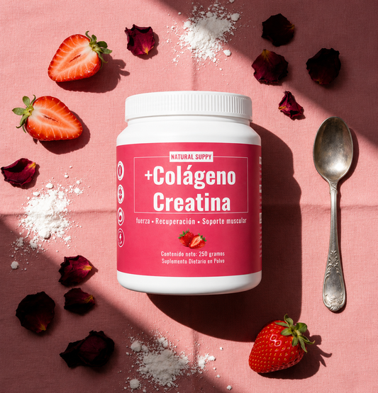Colágeno + Creatina | Fuerza, Piel & Tono · 250g