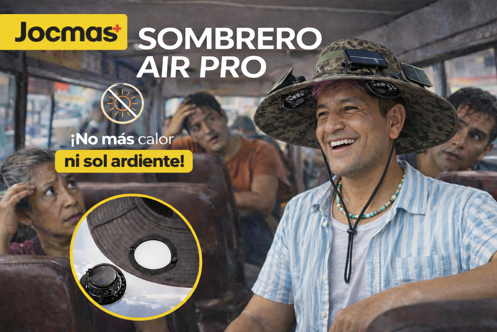Sombrero con ventiladores-AIR PRO