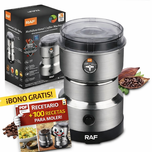 Molino Eléctrico 300W de Acero Inoxidable