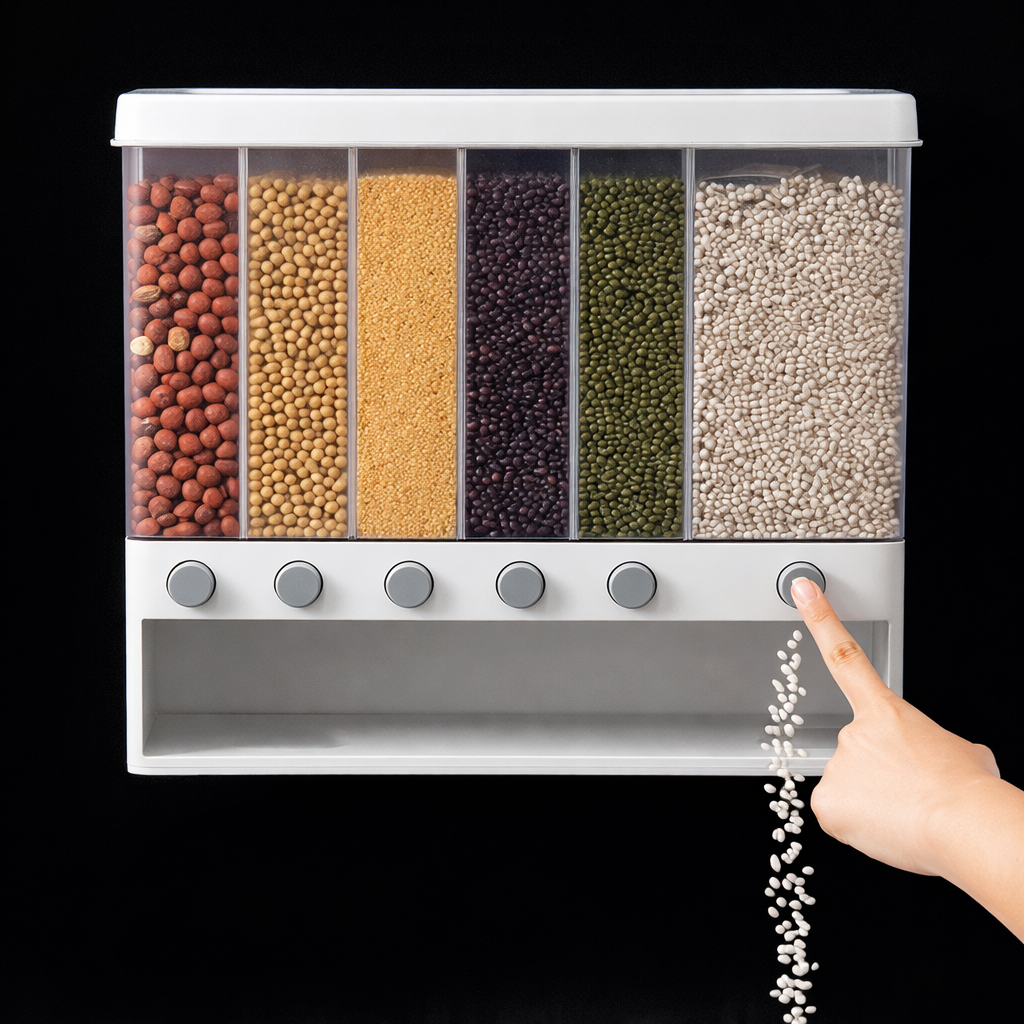 DISPENSADOR DE MENESTRAS Y CEREALES