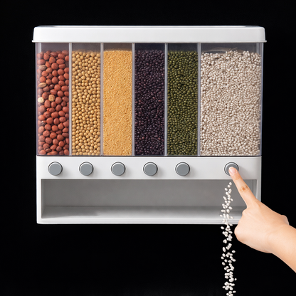 DISPENSADOR DE MENESTRAS Y CEREALES