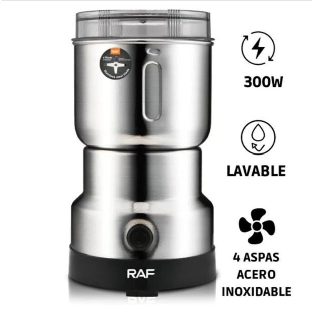 Molino Eléctrico 300W de Acero Inoxidable
